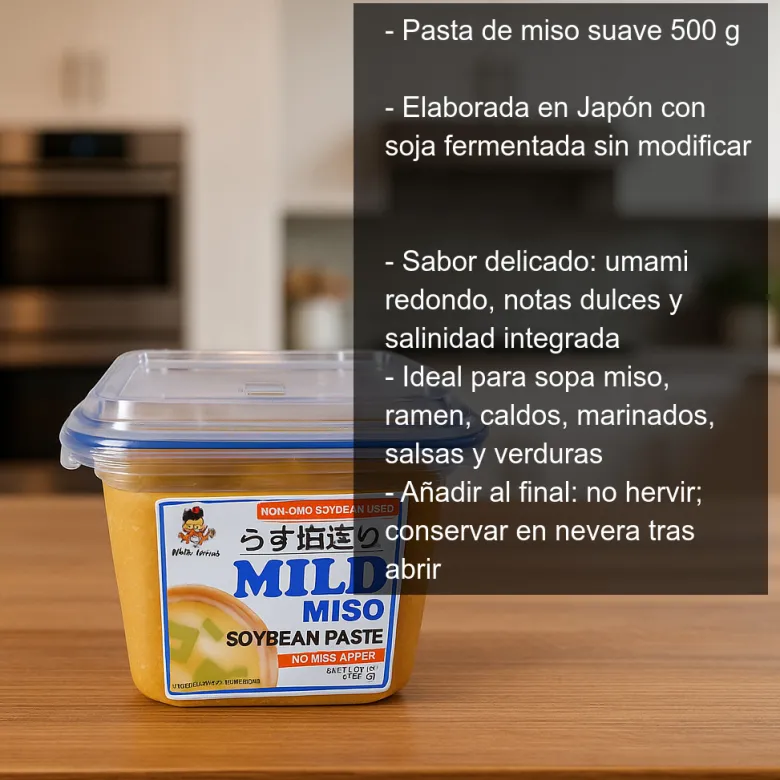 Pasta miso suave - 500g