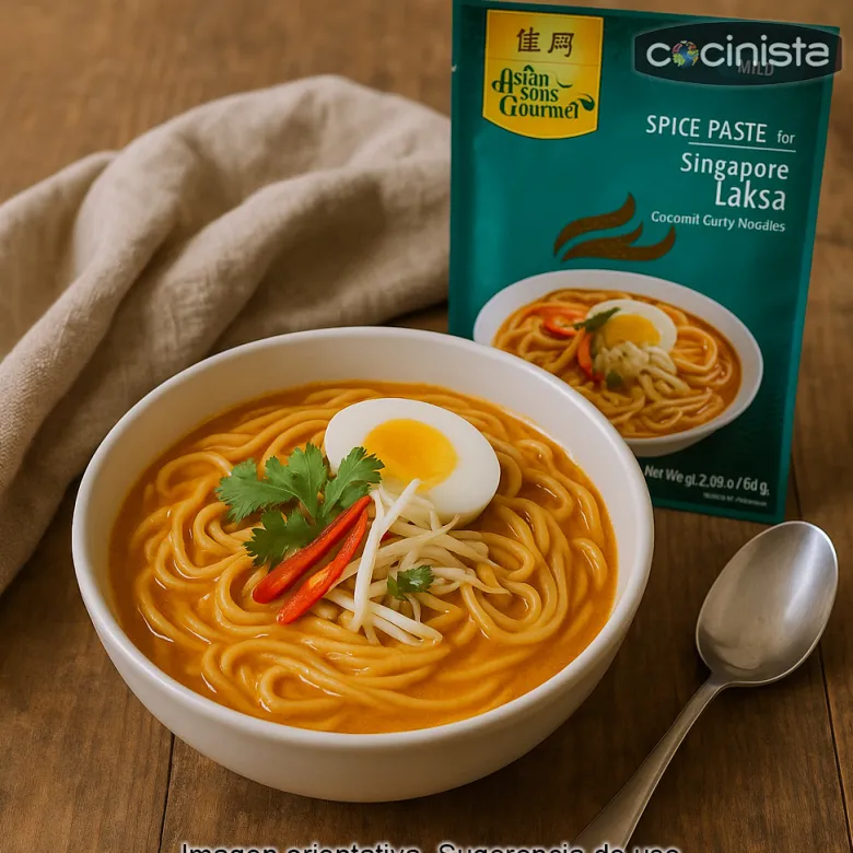 Pasta para curry de coco Laksa - 50 g