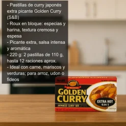 Pastillas de curry japonés extra picante - 220 g