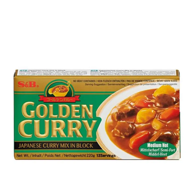 Pastillas de curry japonés medio picante - 220 g