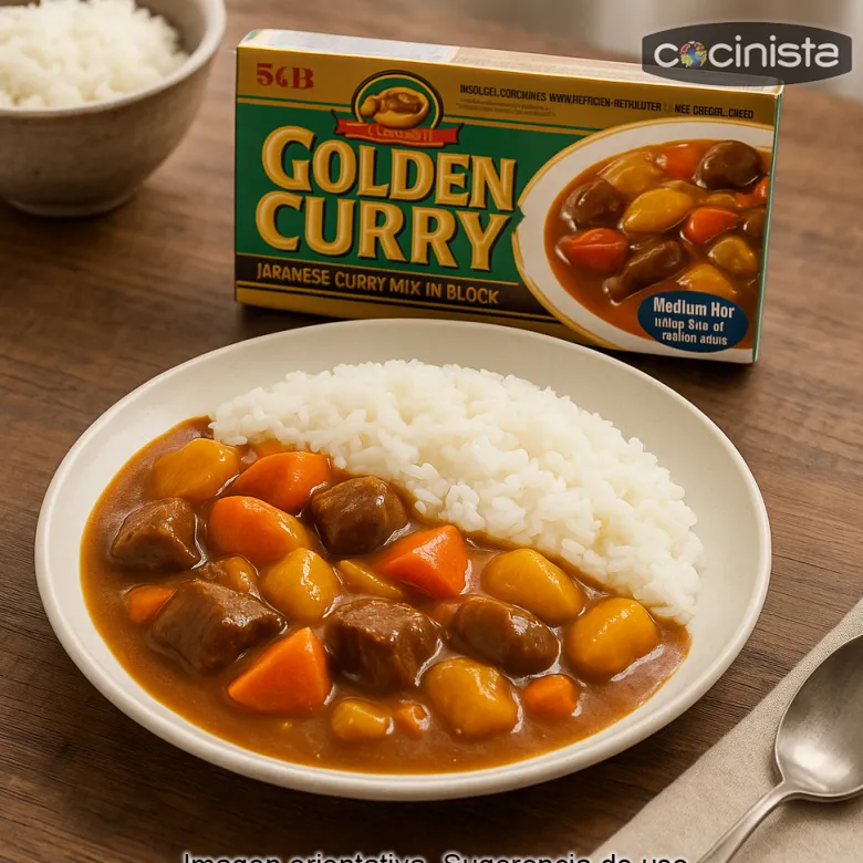 Pastillas de curry japonés medio picante - 220 g