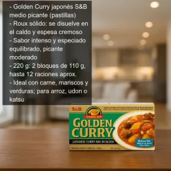 Pastillas de curry japonés medio picante - 220 g