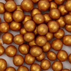 Perlas doradas de azúcar 6 mm para repostería - 60g