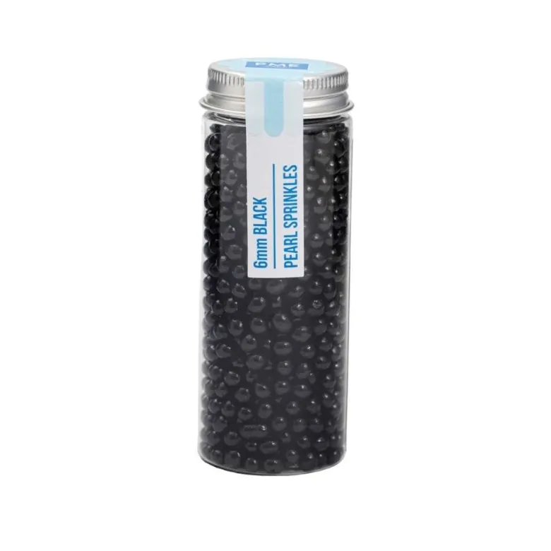 Perlas negras de azúcar 6 mm para repostería - 60g