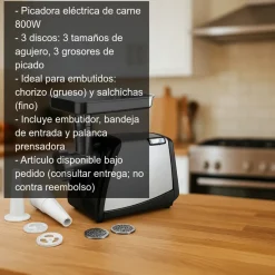 Picadora Eléctrica de Carne - 800 w