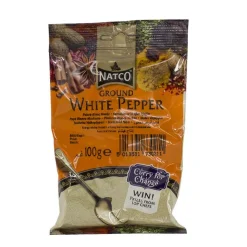 Pimienta blanca molida - Bolsa de 100 g