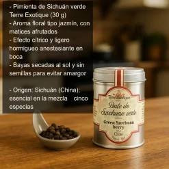 Pimienta de Sichuán verde - 30 g