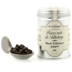 Pimienta negra de Tellichery en grano - 60 g