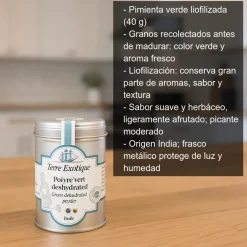 Pimienta verde liofilizada - 40g