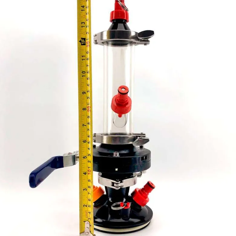 Pipa para dry-hoping para tri-clamp de 2"