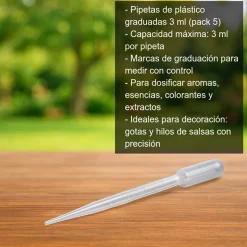 Pipetas 3ml - Pack de 5 unidades