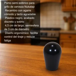 Pomo semi esférico para grifo de cerveza