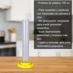 Probeta de plástico - 150 cc