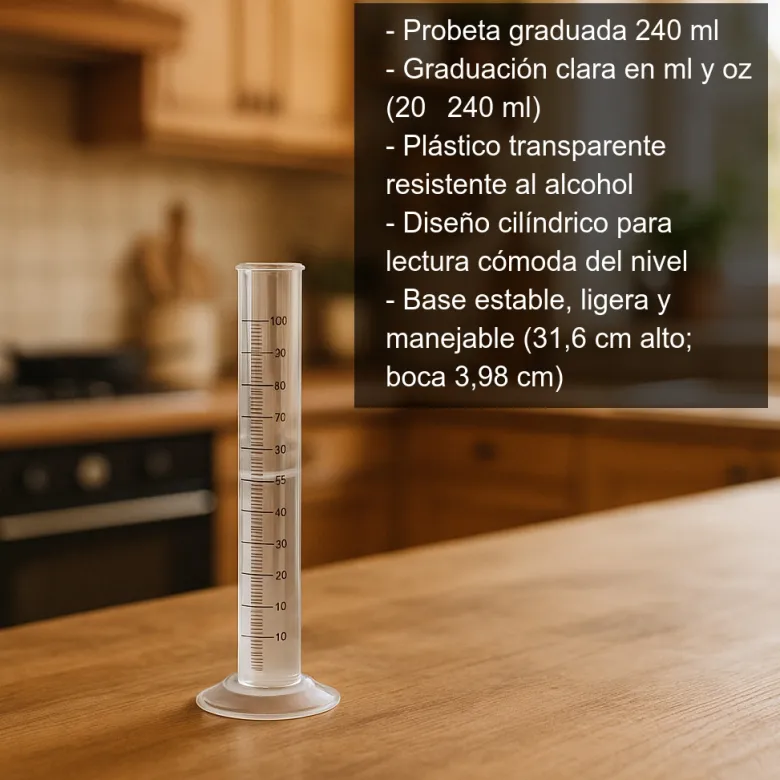 Probeta graduada - 240ml