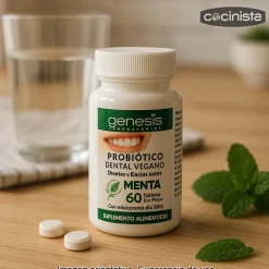 Probióticos Genesis Flora Bucal sabor a Menta - 60 tabletas chupables