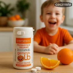 Probióticos Genesis LB Junior (Kids) Naranja - 30 tabletas chupables