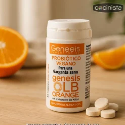 Probióticos Genesis LB Naranja - 24 tabletas chupables