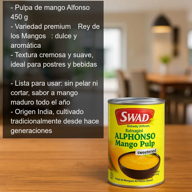 Pulpa de mango Alfonso - 450g