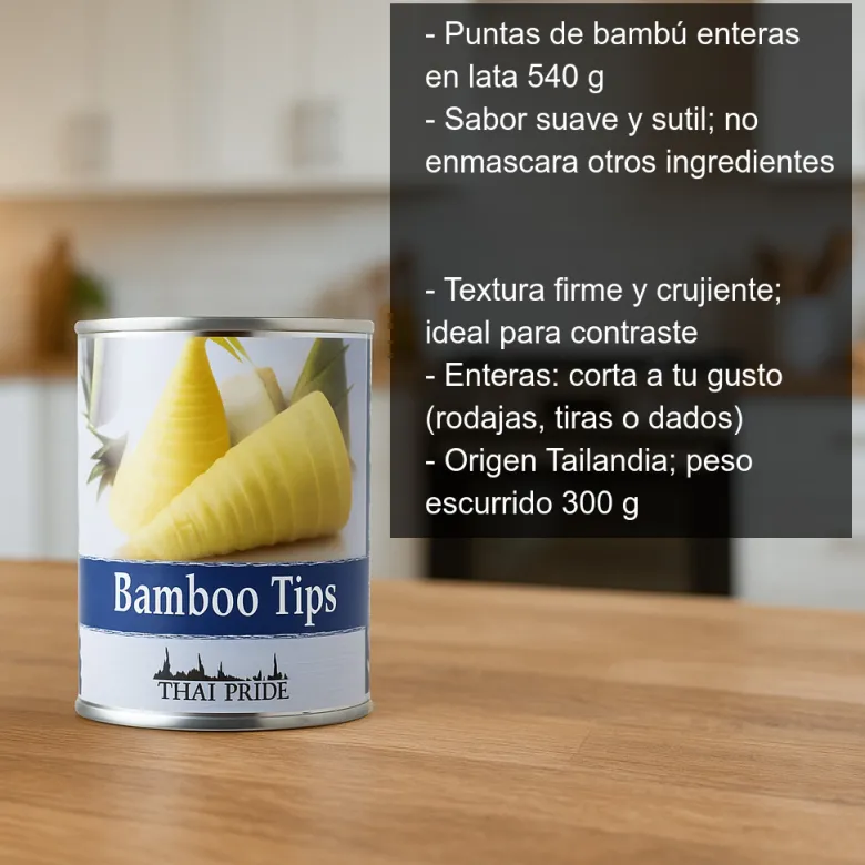 Puntas de bambú enteras - 540g