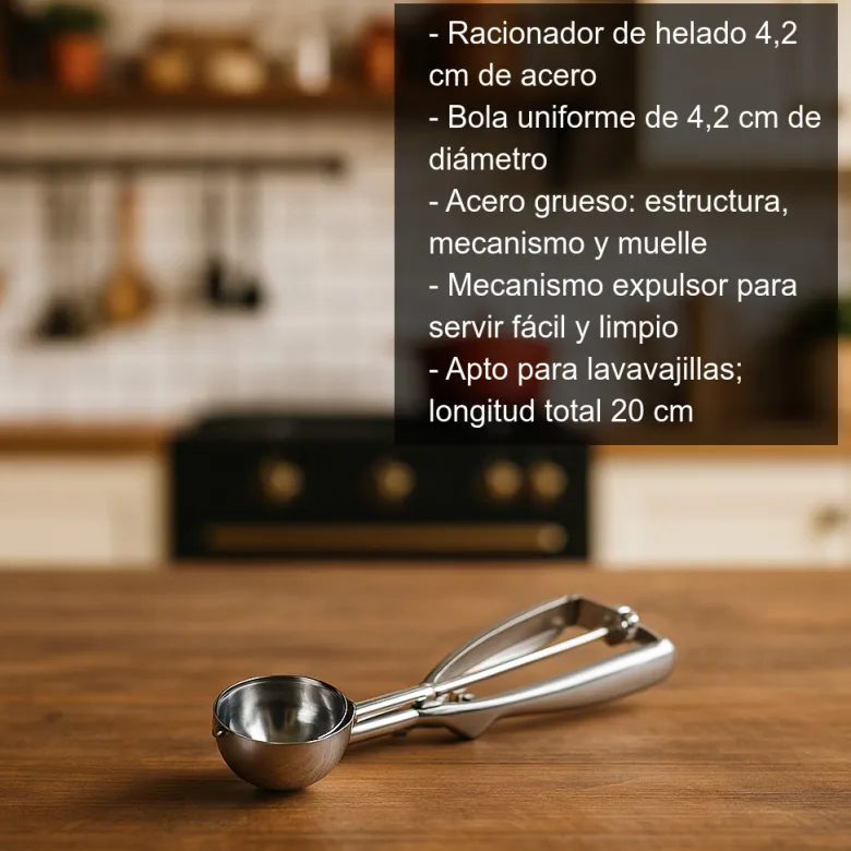 Racionador de helado - 4,2 cm