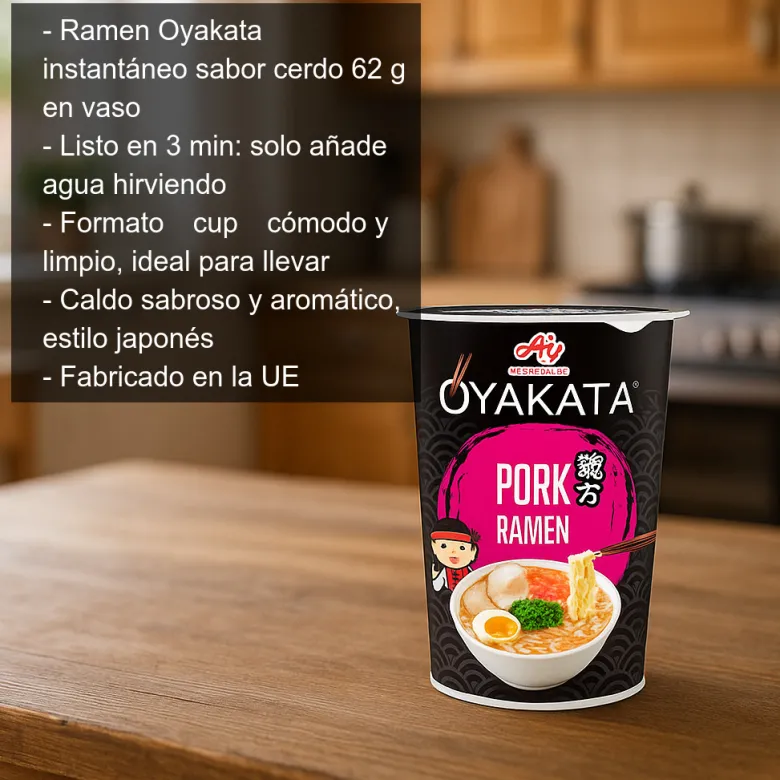 Ramen con sabor a cerdo - 62g