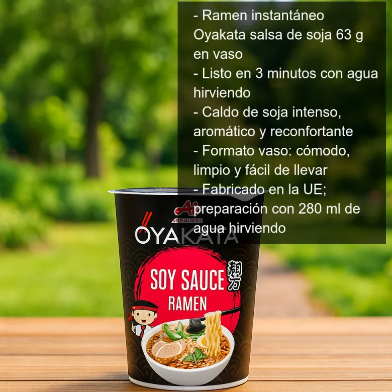 Ramen con sabor a salsa de soja - 63g
