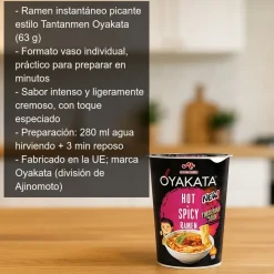 Ramen picante al estilo tantanmen - 63g