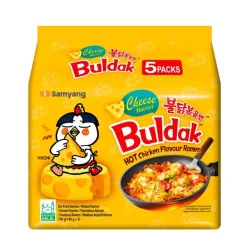 Ramen picante de pollo sabor a queso - Pack de 5 unidades