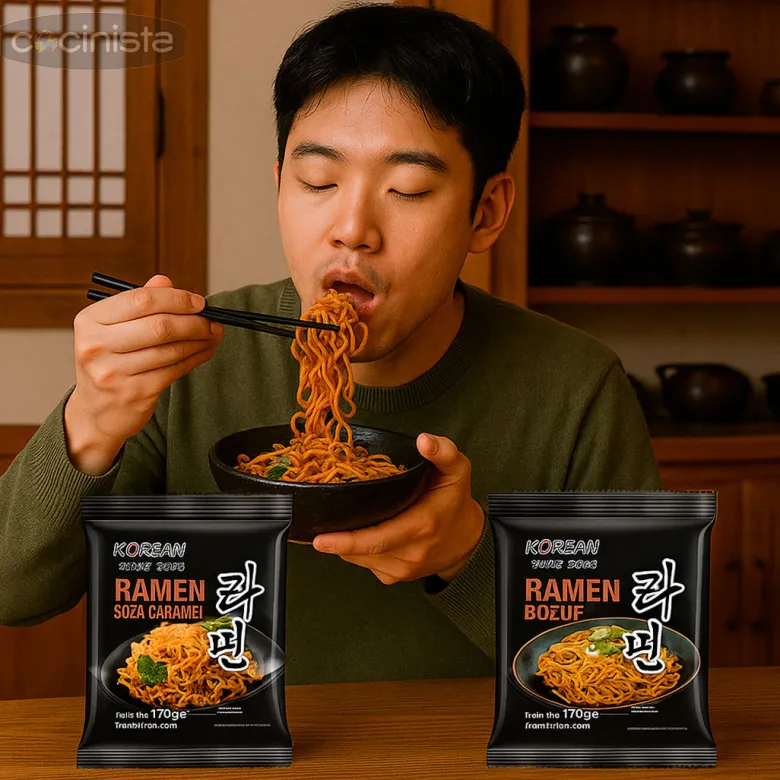 Ramen seco precocido sabor soja dulce - 170g