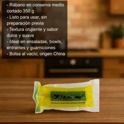 Rábano en conserva medio cortado - 350 g