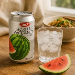 Refresco gaseoso OKF sabor sandía - 350 ml