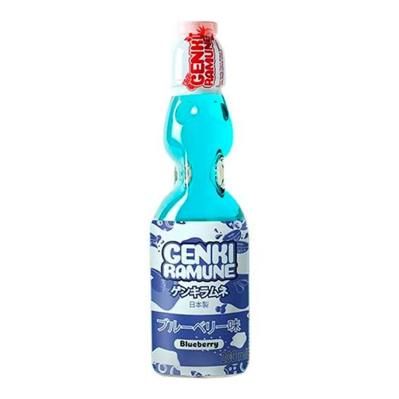 Refresco Ramune sabor a arándano - 200 ml