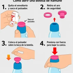 Refresco Ramune sabor a arándano - 200 ml