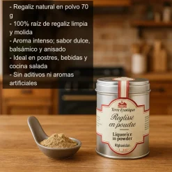 Regaliz natural en polvo - 70g