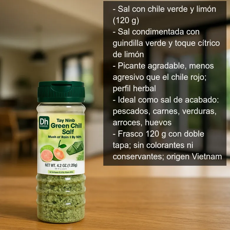 Sal con chile verde - 120g