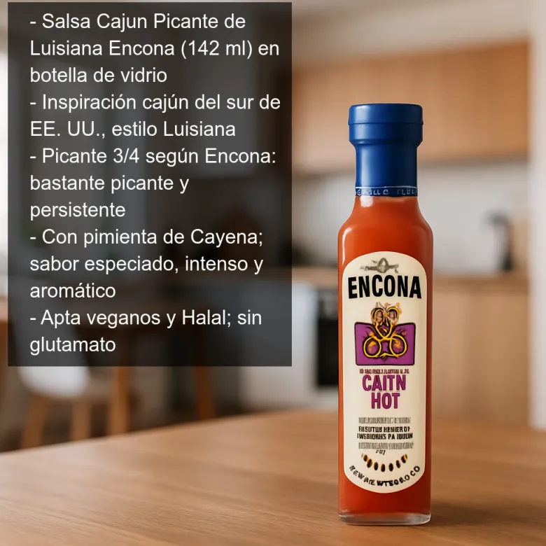 Salsa Cajun Picante de Luisiana - 142ml