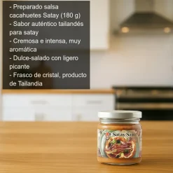 Salsa de cacahuetes para Satay - 180 g