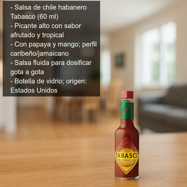 Salsa de chile habanero - 60ml