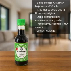 salsa de soja baja en sal - 250 ml