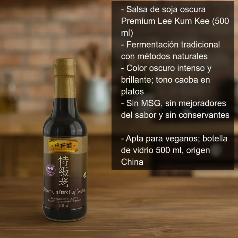 Salsa de soja oscura Premium - 500 ml