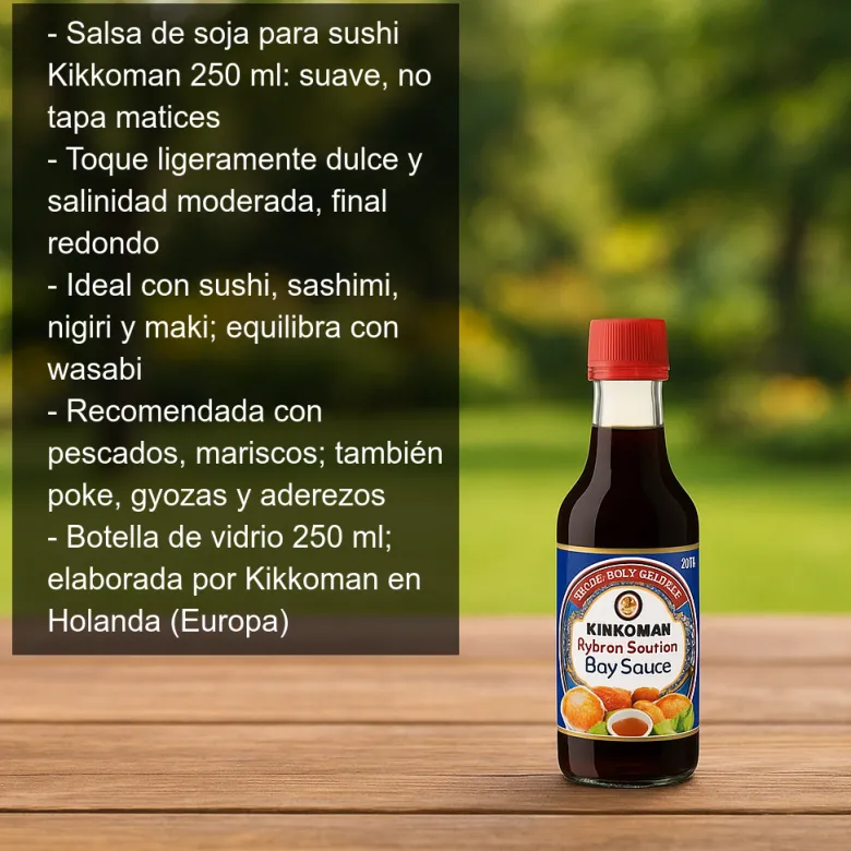 Salsa de soja para sushi y sashimi - 250 ml
