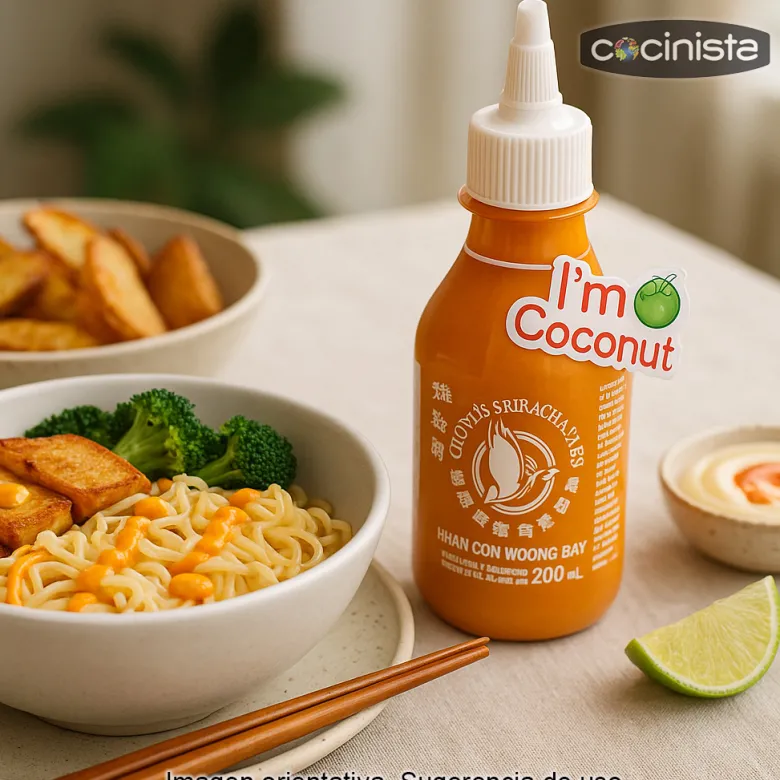 Salsa Sriracha con leche de coco - 200 ml