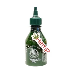 Salsa Sriracha verde con cáñamo - 200ml
