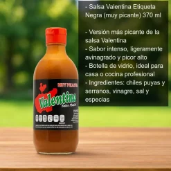 Salsa Valentina Etiqueta Negra (muy picante) - 370ml