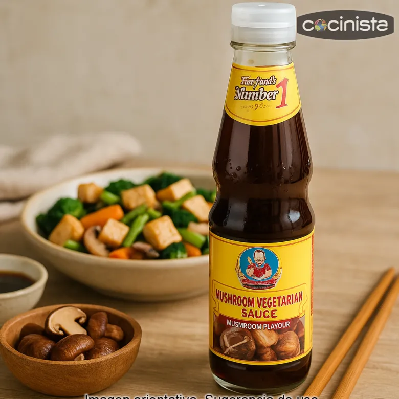 Salsa vegetariana de setas - 300 ml