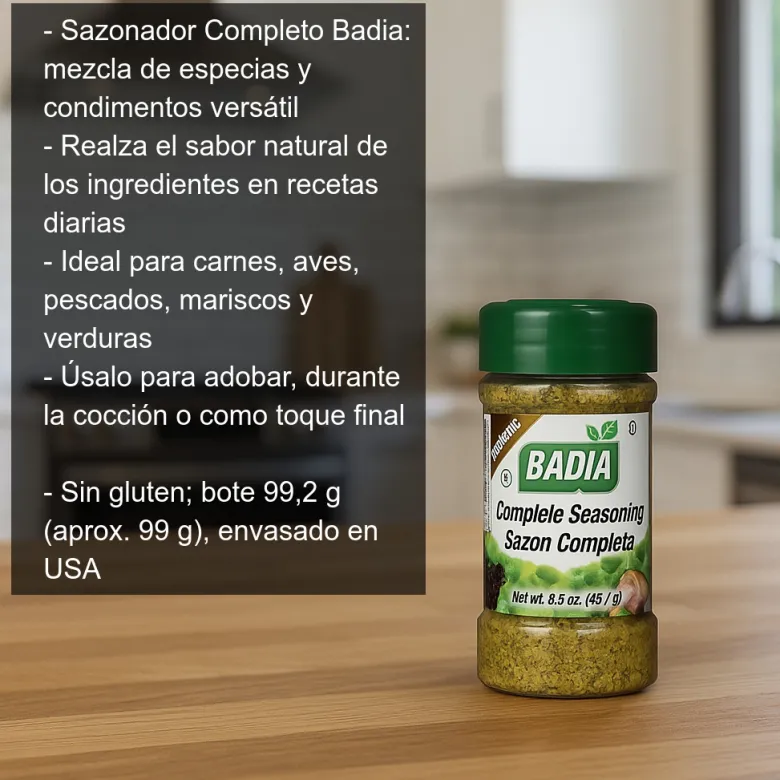 Sazonador completo - 99,2g