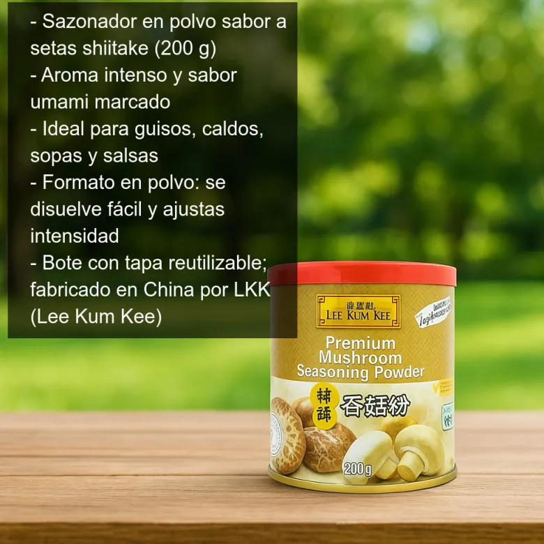 Sazonador sabor a setas shiitake - 200g