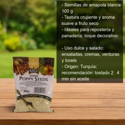 Semilla de amapola blanca - Bolsa de 100 g