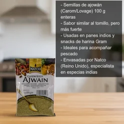 Semillas de carom o ajowan en bolsa - 100 g