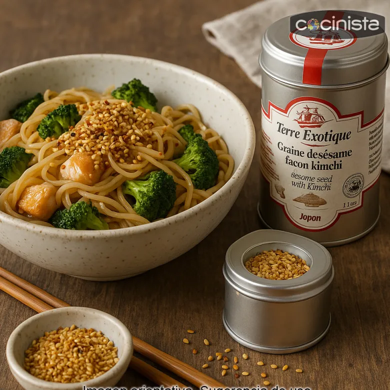Semillas de sésamo con aroma a Kimchi - 50 g